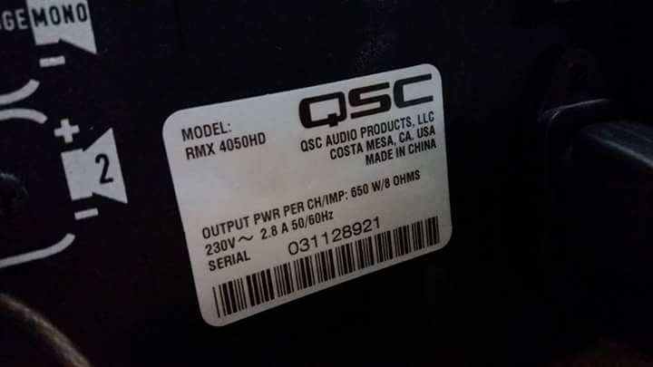 แอมป์มือสอง QSC RMX 4050HD Professional Power Amplifie